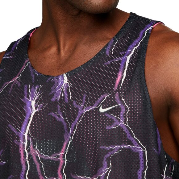 $80 NIKE PREMIUM REVERSIBLE BASKETBALL JERSEY DQ5830-542 GRAPE/PINKSICLE XL - Picture 5 of 9